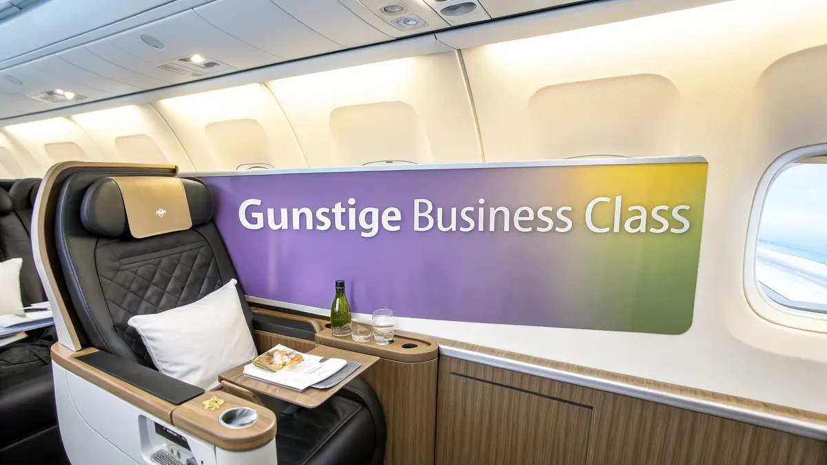 Billige Business Class Flüge – Luxus zum Economy-Preis!