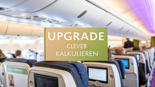 Business Class Upgrade - Kosten clever kalkulieren